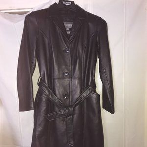 Wilson Leather Jacket Womans Size M Black